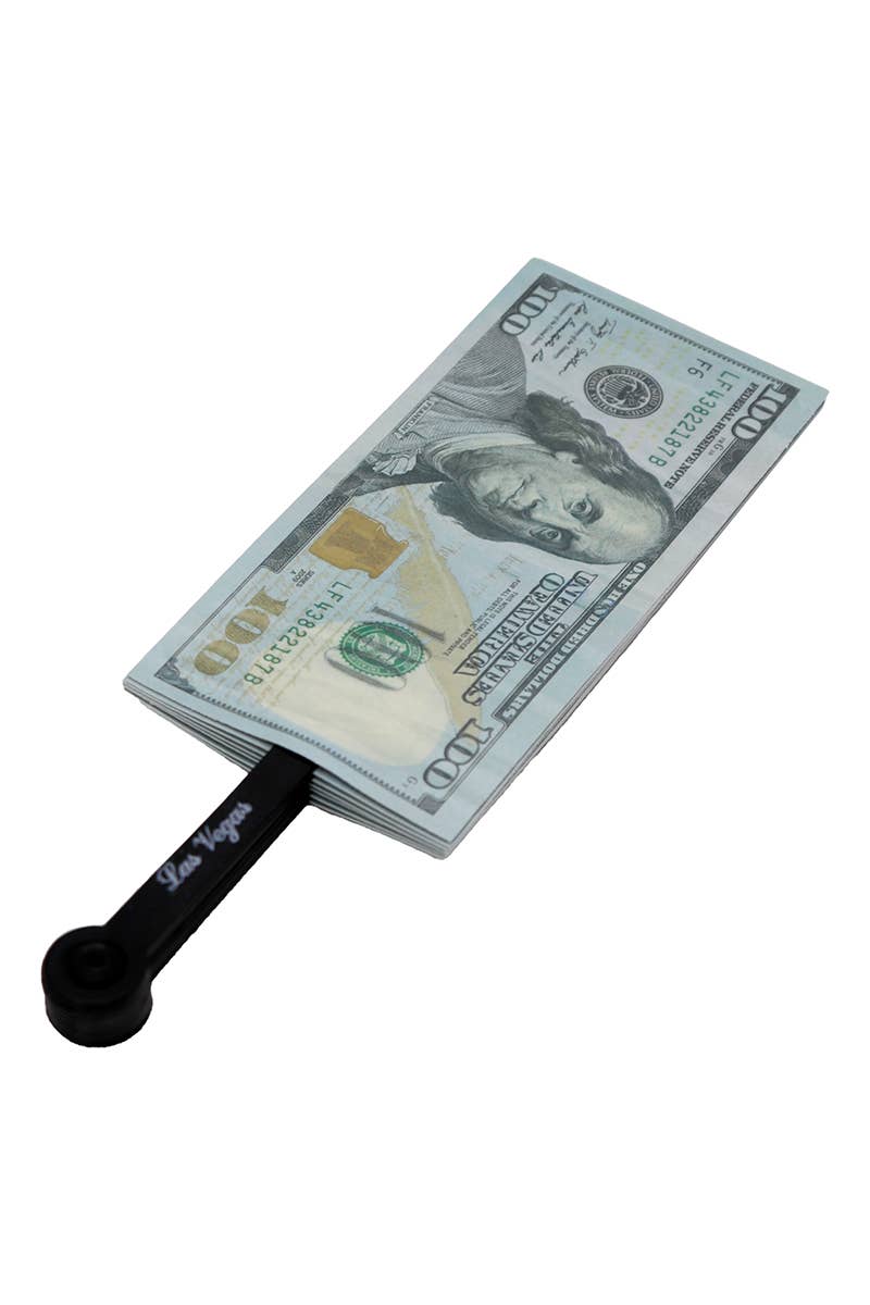 Hundred $100 Dollar Bill Hand-Held Folding Fan